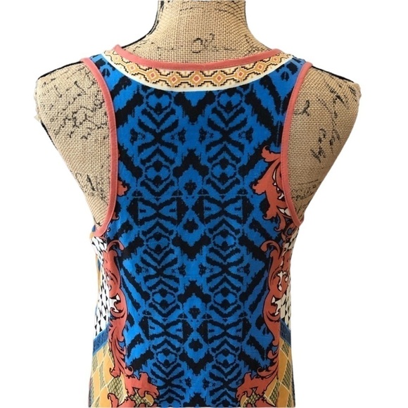BILLY By Flying Tomato Aztec Boho Hi Low Tank Size Small - Picture 7 of 8